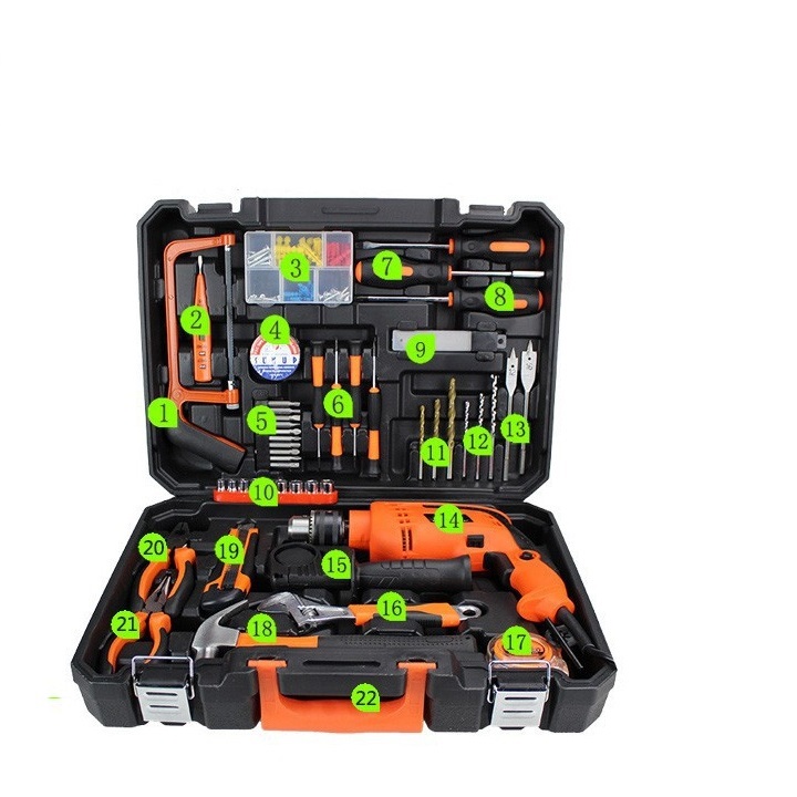 Bộ máy khoan động lực đa năng khoan sắt, tường có chế độ đảo chiều, máy bắt vít, sửa chữa