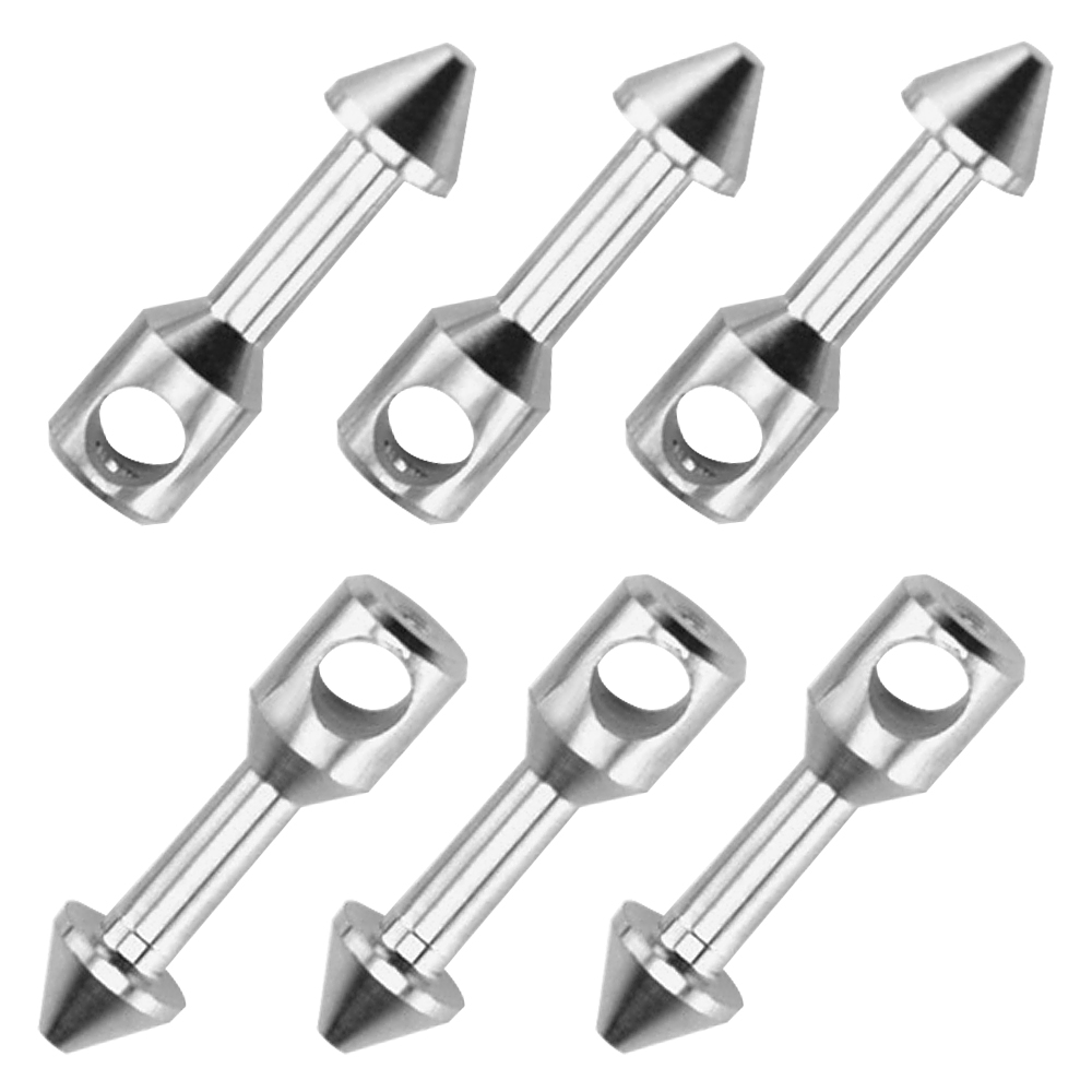 6 móc câu đánh cá bằng thép không gỉ