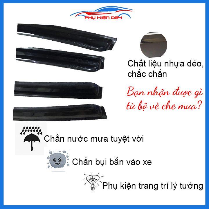 Vè mưa Huyndai Getz vè đen che mưa bảo vệ trang trí xe