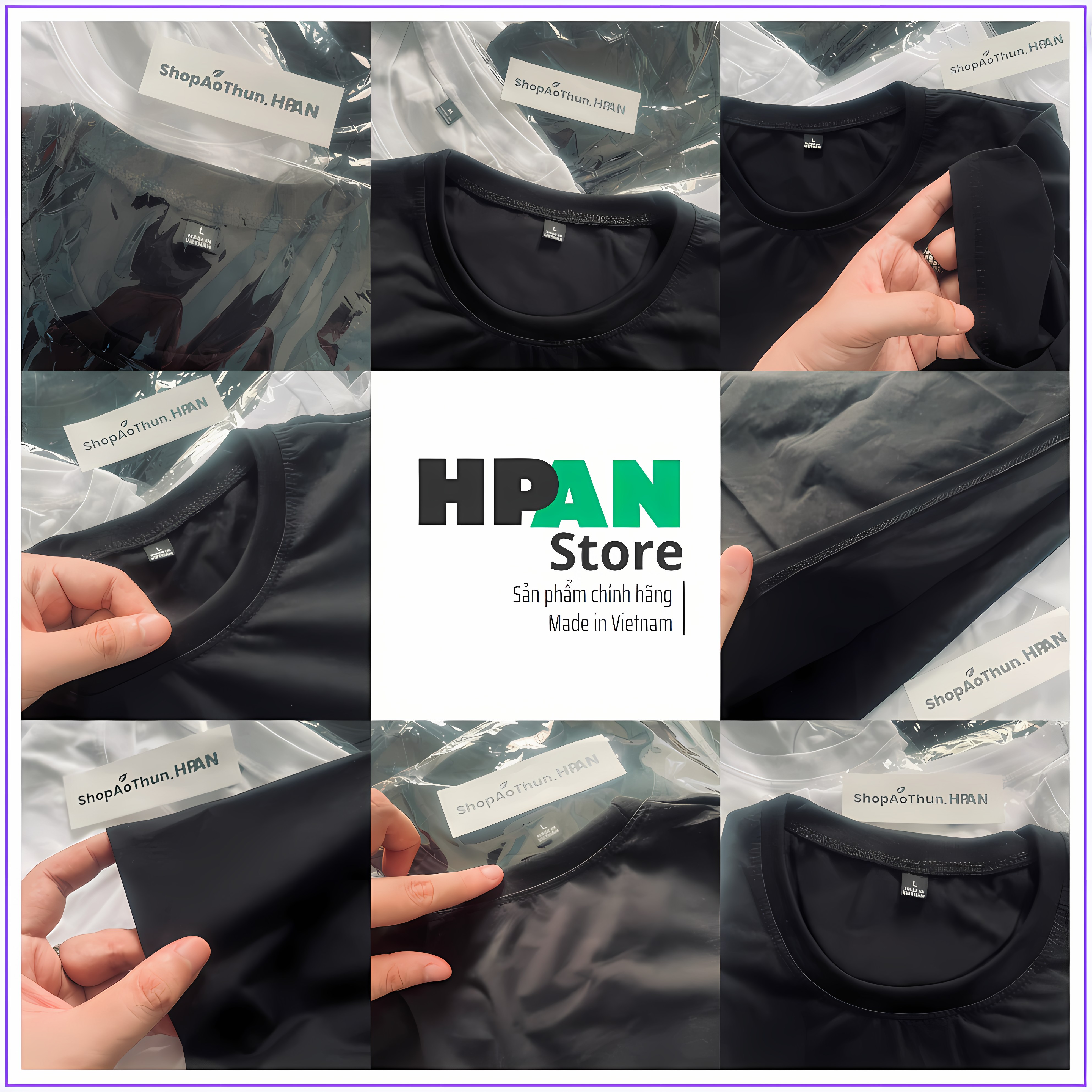 HPAN Store - ÁO THUN BASIC CỔ TRÒN - MADE IN VIETNAM