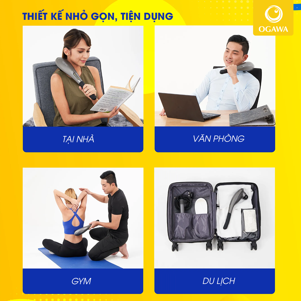 Máy Massage cầm tay OGAWA Buzzy