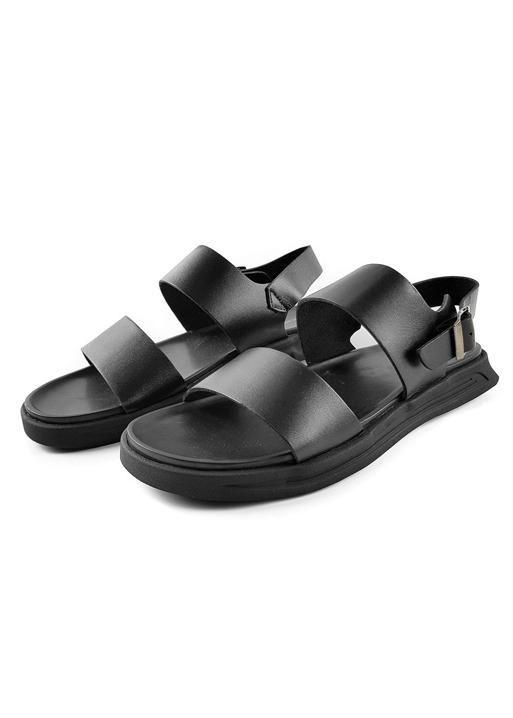 DÉP QUAI HẬU NAM GIÀY SANDAL NAM DA BÒ THẬT DE2816