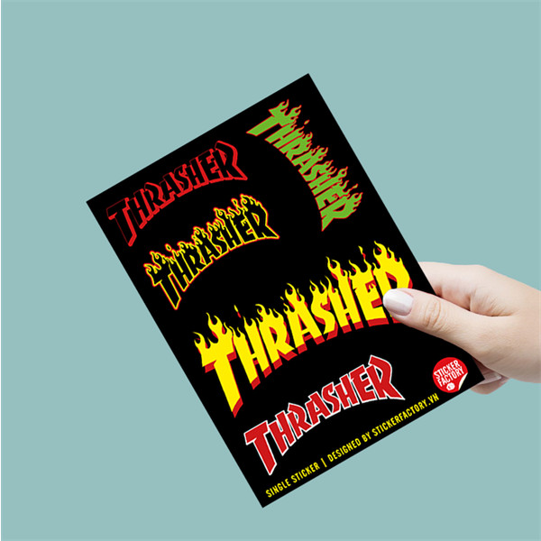 Thrasher - Single Sticker hình dán lẻ