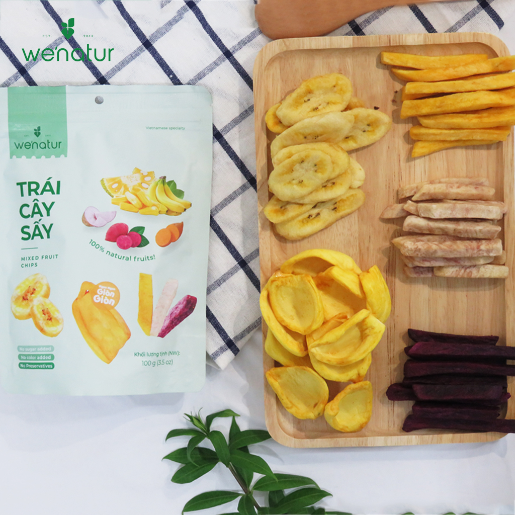 Combo 2 Gói Trái Cây Sấy Thập Cẩm we'natur 100g