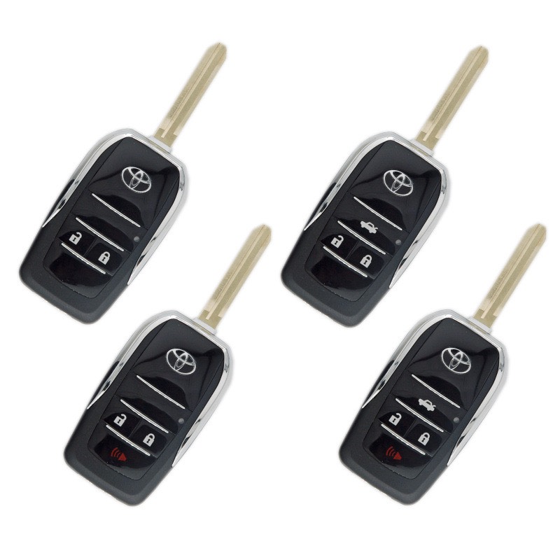 Vỏ Ốp chìa khóa Độ Gập Xe Toyota Innova, Fortuner, Vios, Yaris, corolla Altis, Camry...