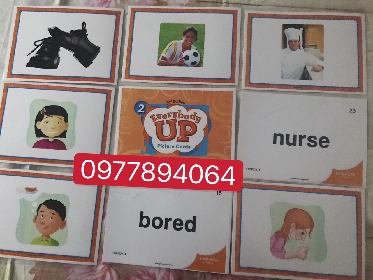 Flashcard EVERYBODY UP 2 - ép plastic