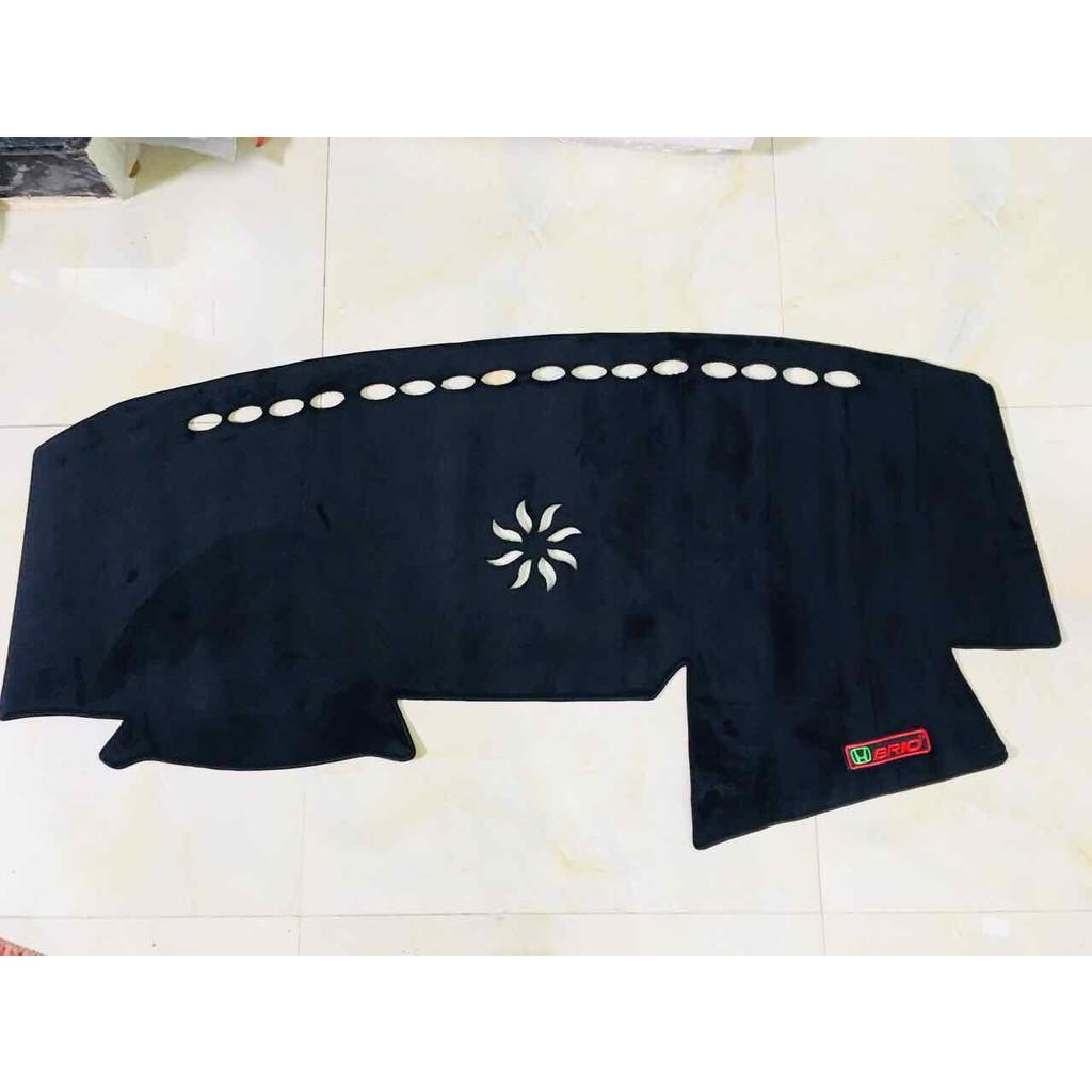 Brio,Thảm taplo lông cừu xe Honda Brio 2019 có chống trượt