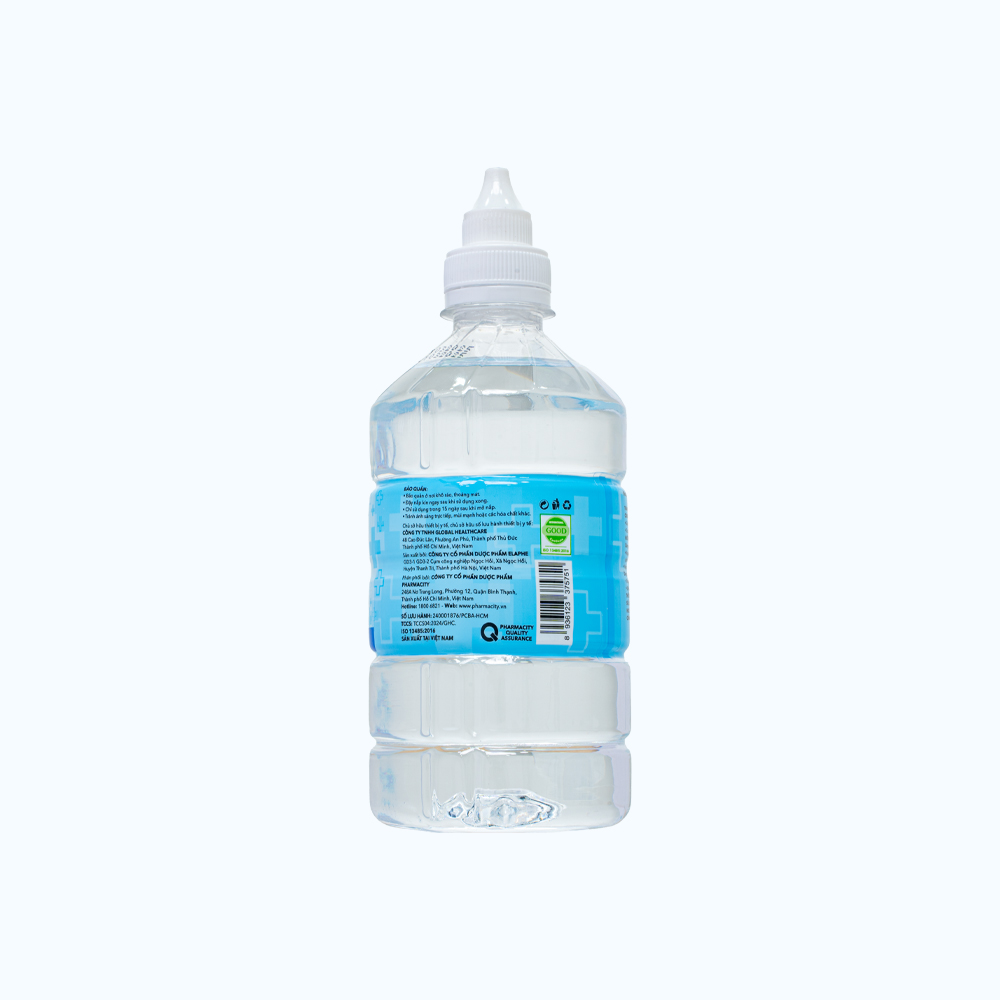 Nước muối sinh lý Pharmacity Natri Clorid 0,9% (500ml)
