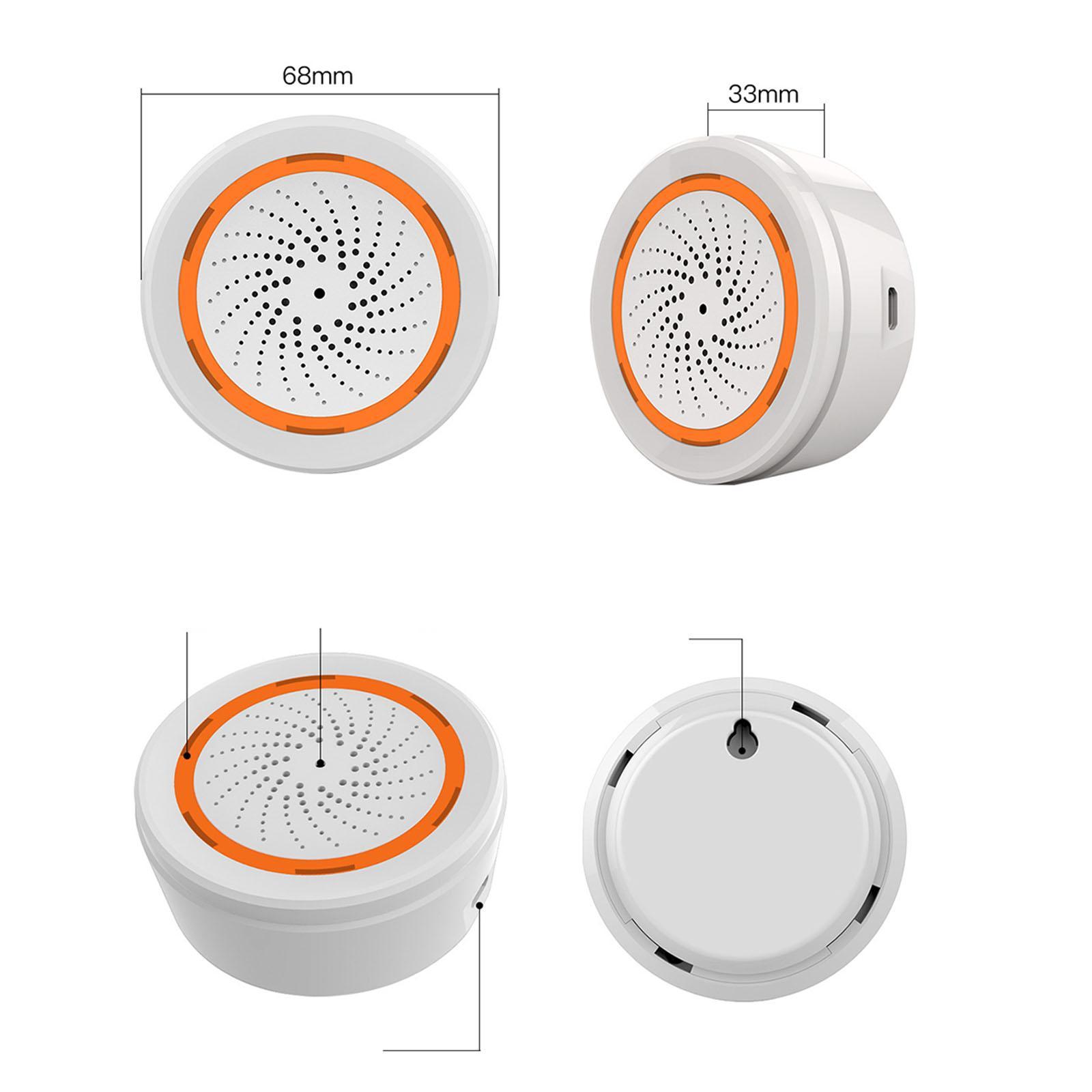 Remote Control Burglar Alarm, , Built in  Alarm, Panic Alarm for Tuya Supply, Threaten Thief Home Safety Patio Garages