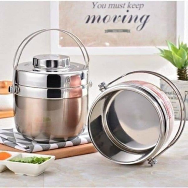 Cặp Lồng Bom, Camen 2 ngăn inox 304 Mang Cơm Giữ Nhiệt Tốt