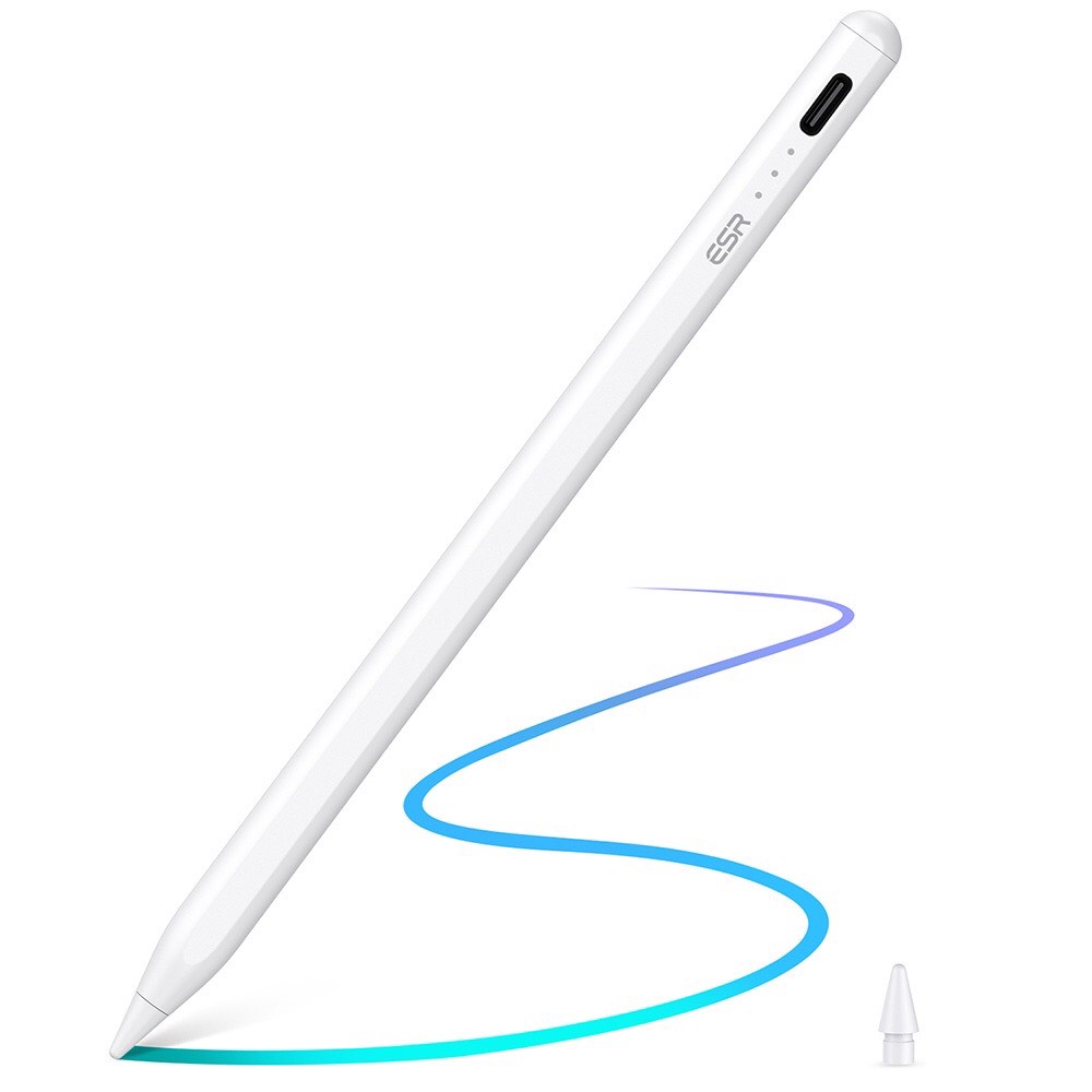 Bút ESR Digital Stylus Pencil dành cho iPad Pro/ Air/ Mini/ Gen 6,7,8,9 - Hàng chính hãng