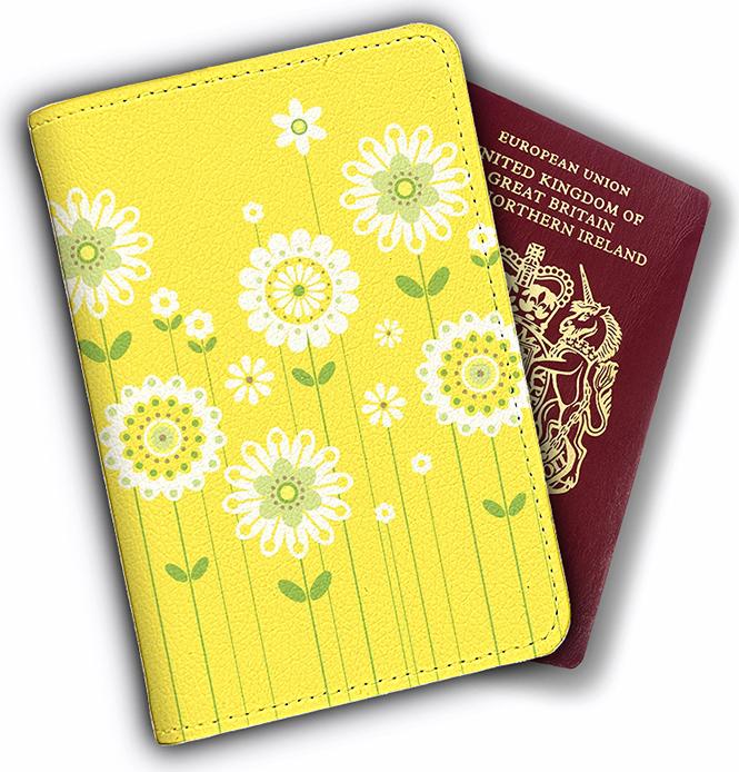 Bao Da Hộ Chiếu Và Phụ Kiện Hoạ Tiết HOA NHÍ CUTE - Passport Cover Holder - Đa Năng - Tiện Lợi - Ví Passport Du Lịch Thời Trang - PPT173
