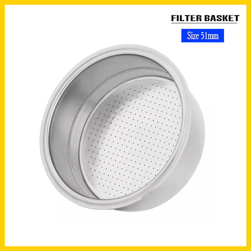 Giỏ Lọc Hai Lớp 51mm | Pressurised dual wall filter baskets