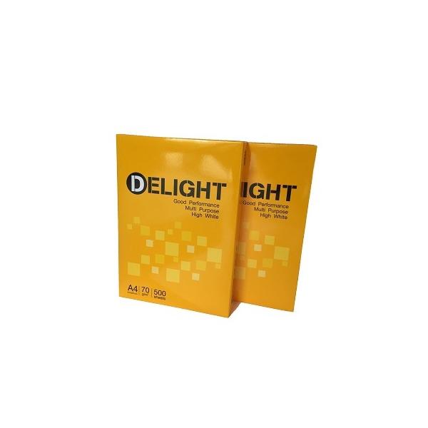 Thùng 5 Ream Giấy photo A4 Delight DL 70gsm