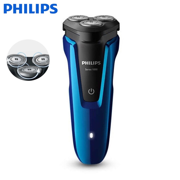 Máy cạo râu khô và ướt cao cấp Philips S1050 3 lưỡi cao cấp - Hàng Nhập Khẩu