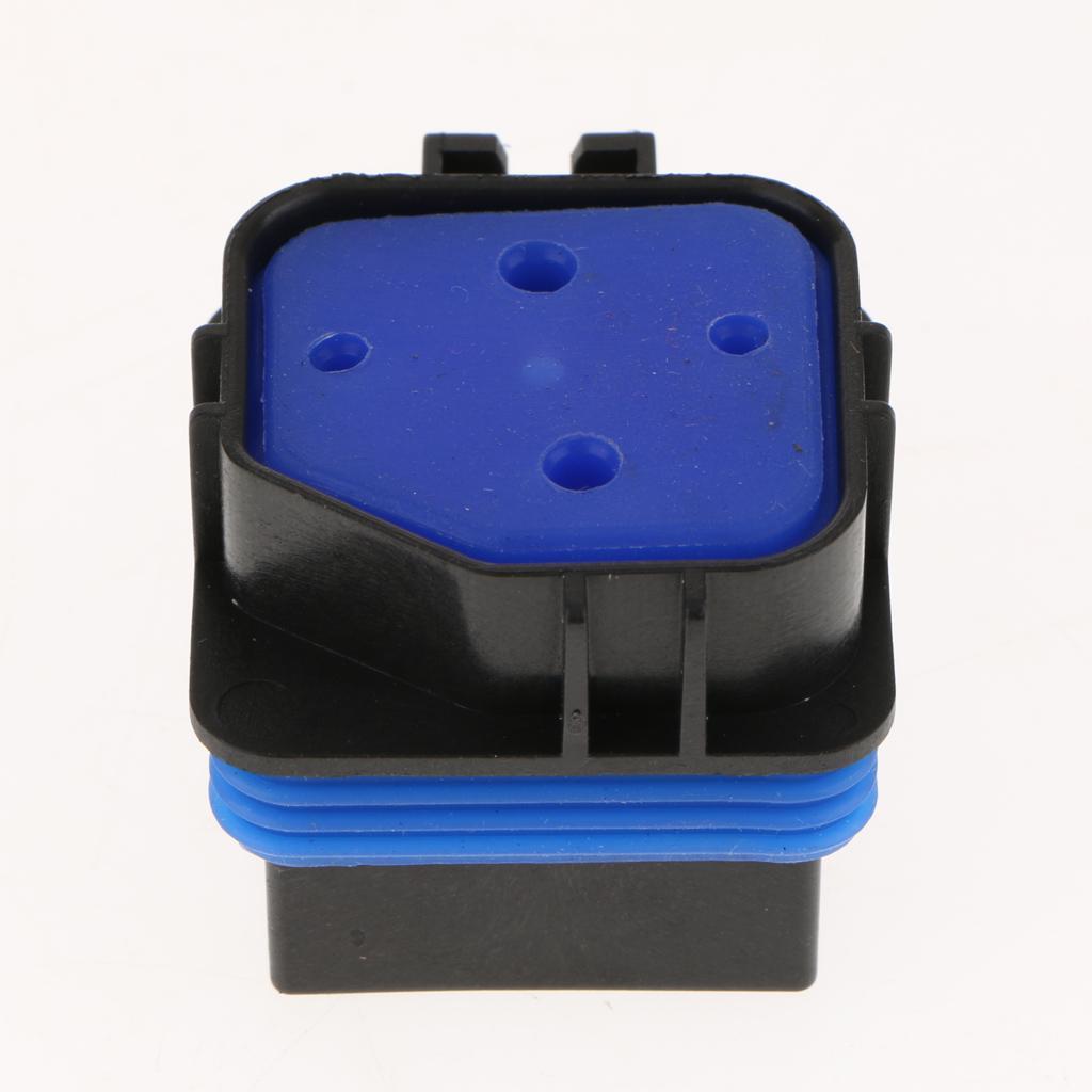 4Pcs 12V 40A 4PINS Relay Wiring Inside the Waterproof Socket with Terminals