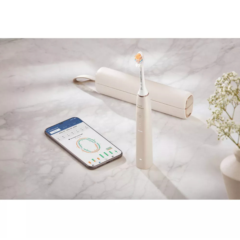 Bàn chải đánh răng điện Cao Cấp Philips Sonicare 9900 Prestige | Chuẩn USA