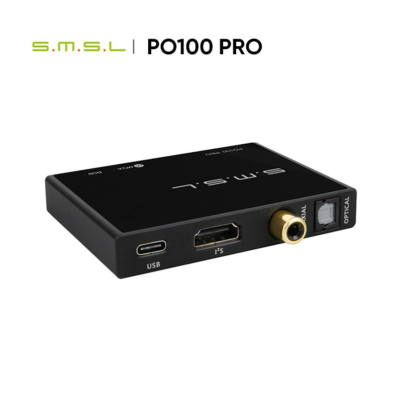 SMSL PO100 PRO MQA Giao diện kỹ thuật số USB DSD64 Đầu vào XOMS Loại C Chế độ DSD I2S Đầu ra đồng trục quang Bộ chuyển đổi cho PS5 Switch