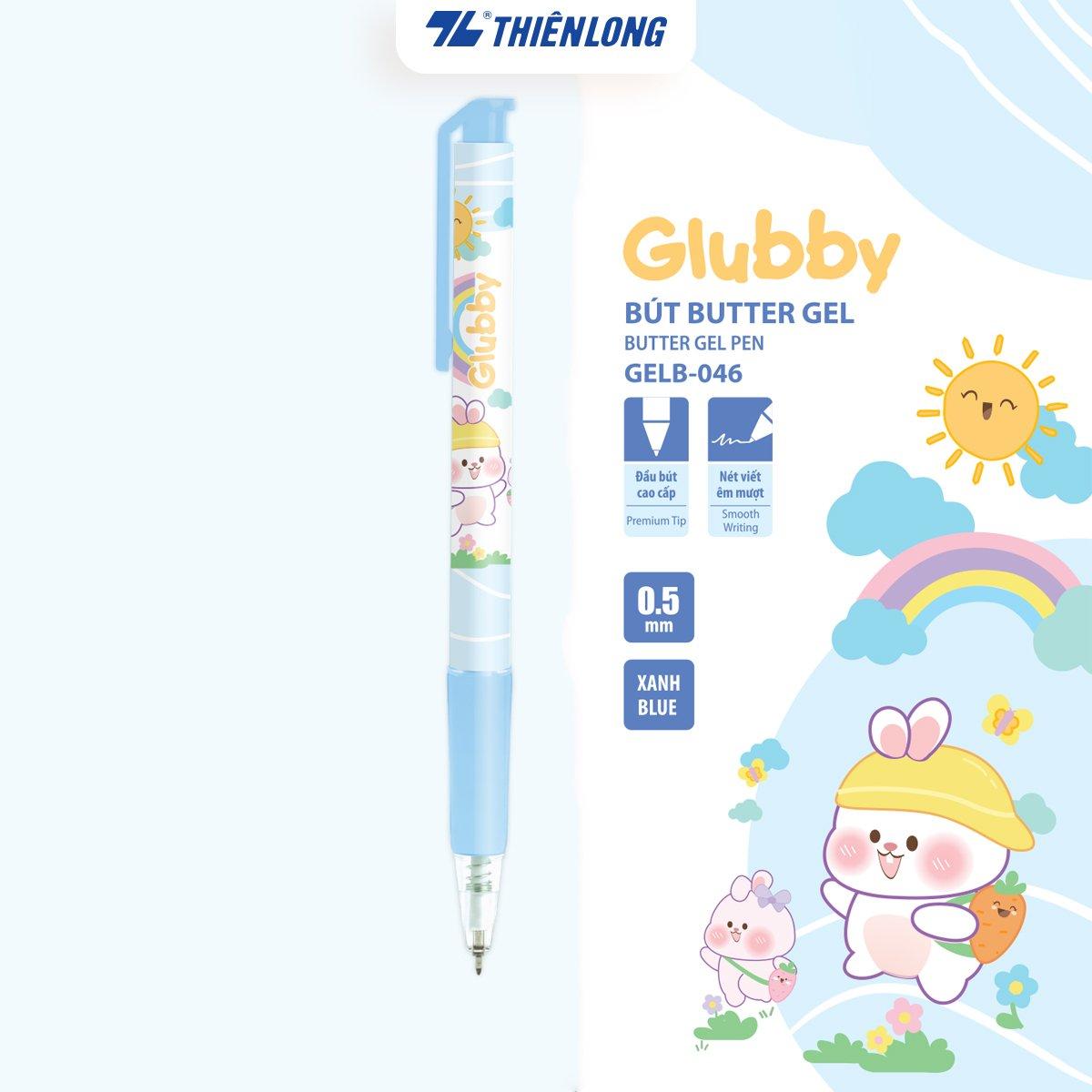 Combo 5/10/20 Bút gel B - Glubby Butter Gel Thiên Long GELB-046