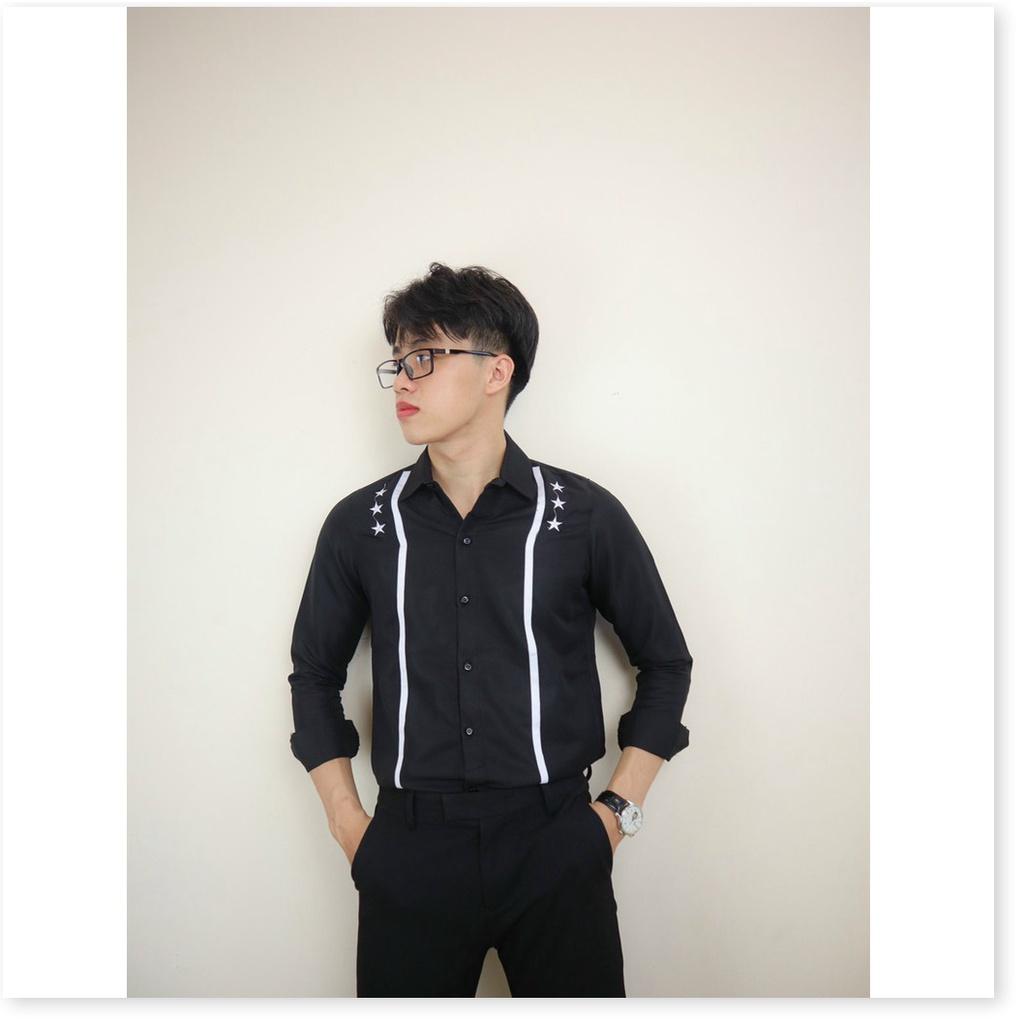 Áo sơ mi in thêu dài tay nam nữ cực đẹp phù hợp phong cách thời thượng MẪU MỚI NHẤT HIỆN NAY