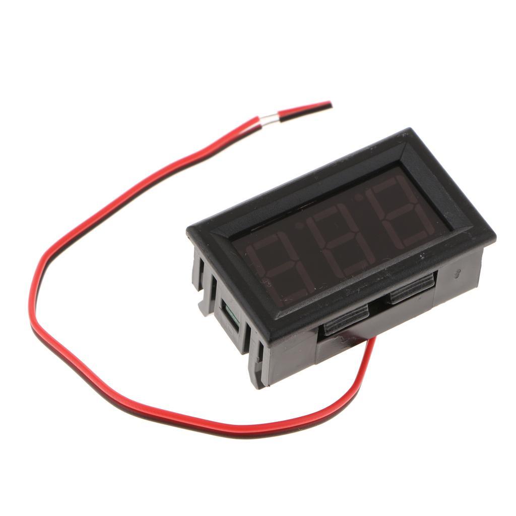 0.56" 2 Wire AC70-500V Digital Voltmeter Volt Voltage Meter Cars Motor
