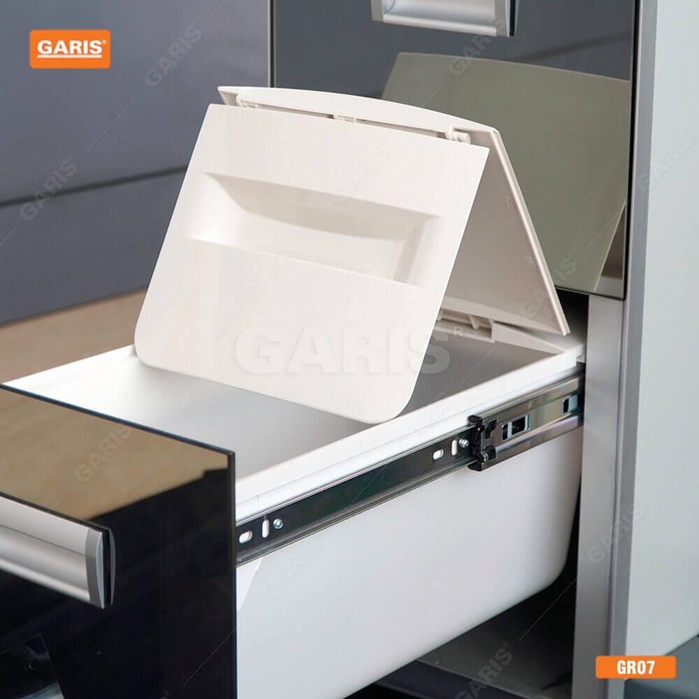 Thùng gạo mặt kính đen Garis GR07.30B