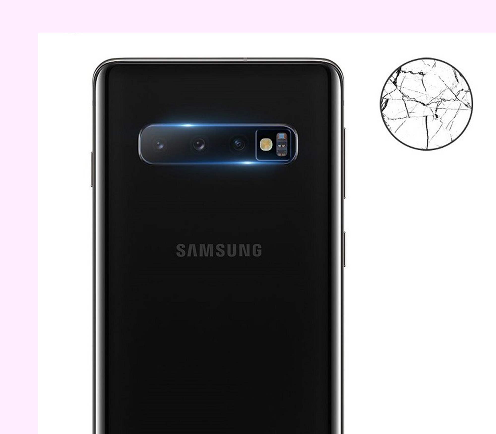 Kính cường lực bảo vệ mặt Camera sau cho Samsung Galaxy S10/S10 Plus