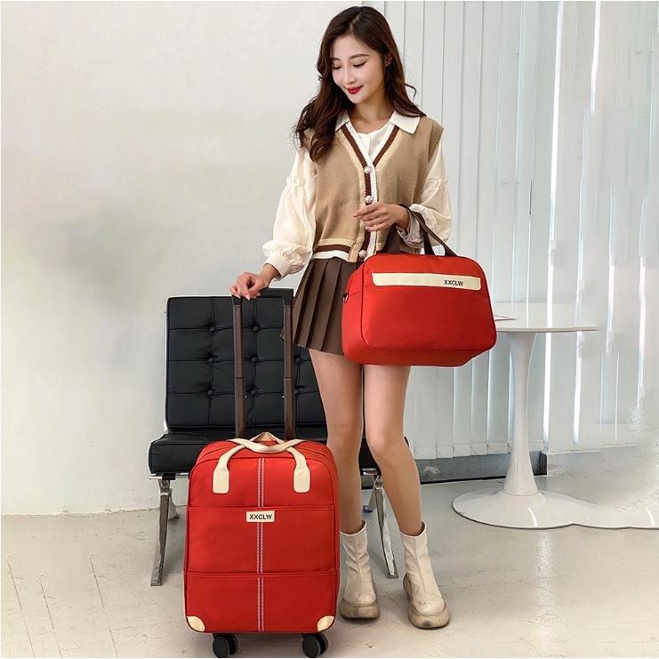 Combo Vali Và Túi Du Lịch Double Carry-On Luggage 18inch ️ FREESHIP ️