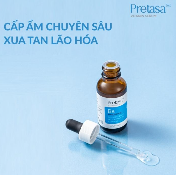 Serum Cấp Ẩm Phục Hồi Da Pretasa B5 30ml