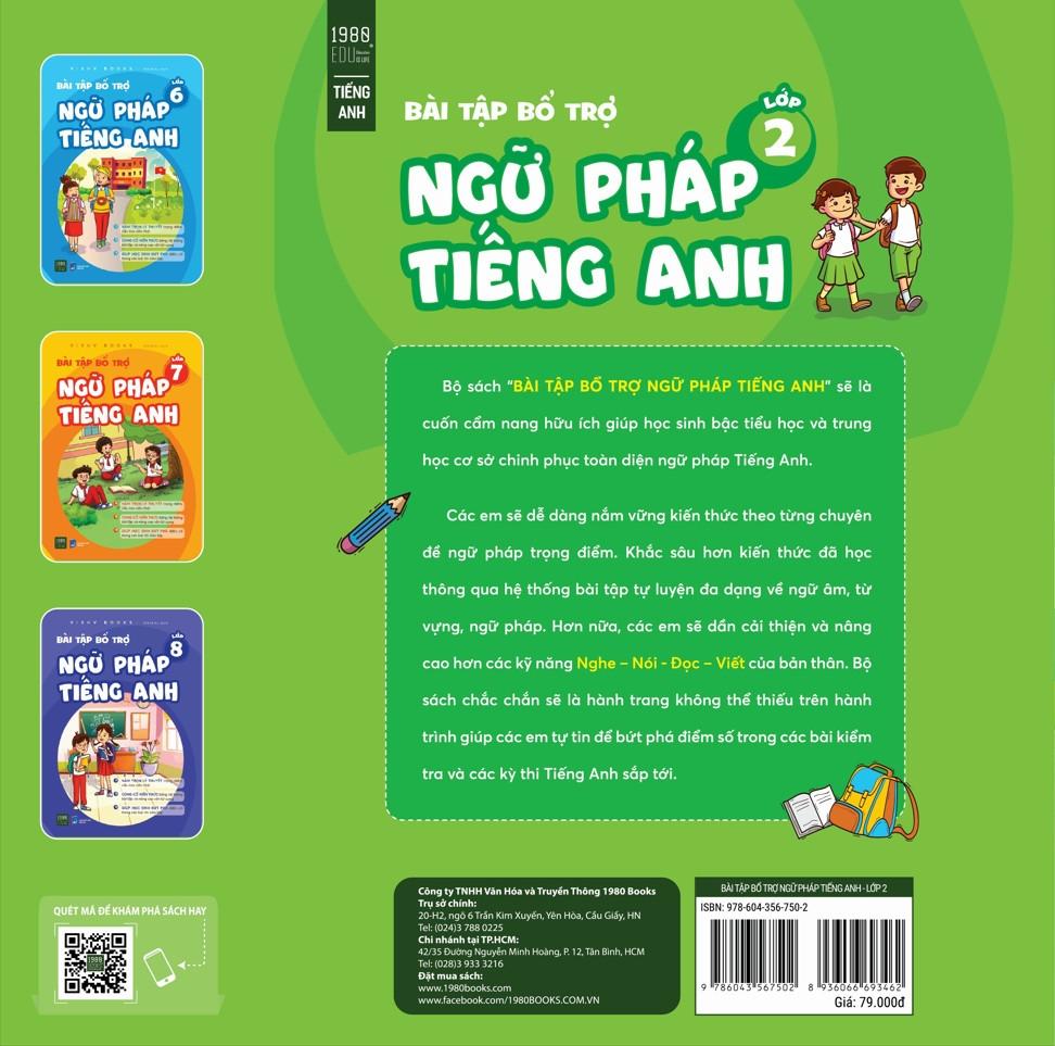 Bài Tập Bổ Trợ Ngữ Pháp Tiếng Anh - Lớp 2