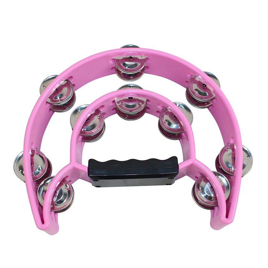 Trống cầm tay - Lục lạc cao cấp Tambourine Woim 19-TBR