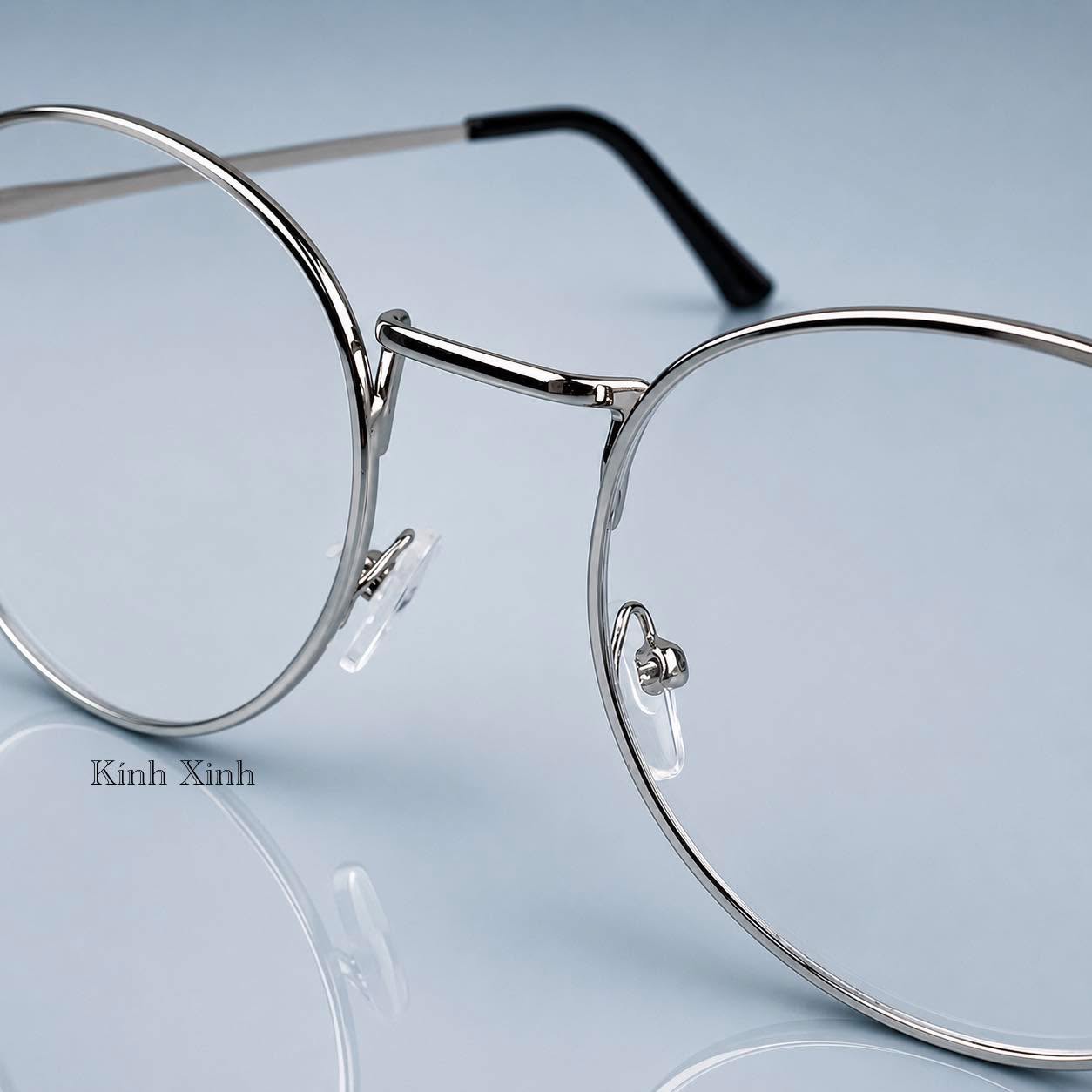 Kính gọng vintage mắt tròn nhỏ thời trang ulzzang