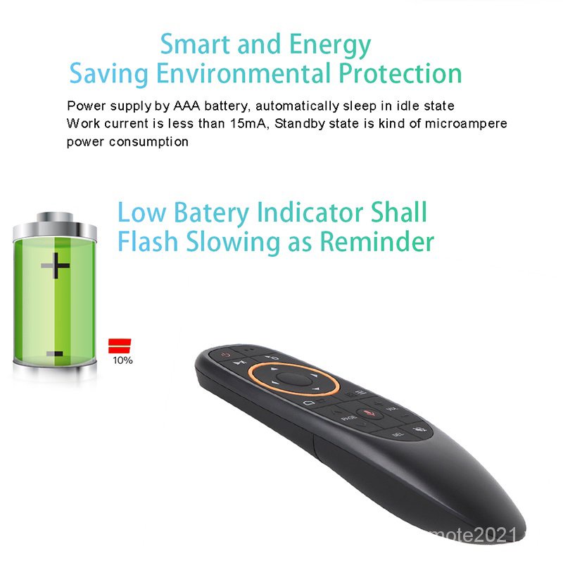 Bộ Điều khiển chuột bay tìm kiếm bằng giọng nói cho Tivi, TV-Box, Android-Box, Windows, Mac OS Remote Voice
