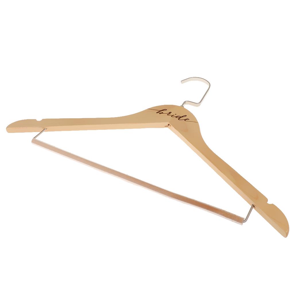 Durable Wooden Clothes Hangers Natural Finish