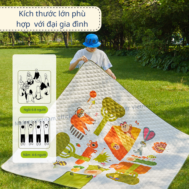 Lều cho bé gấp gọn kèm thảm dã ngoại cắm trại chống thấm nước Mideer Deer Camp Party