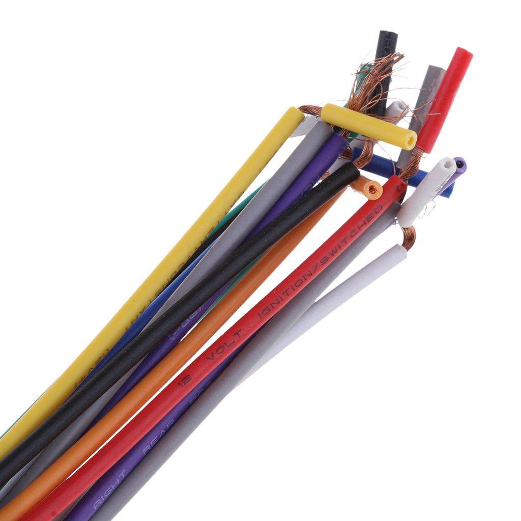 Universal ISO Car Radio Adapter Female Socket Stereo Wire Harness Connector