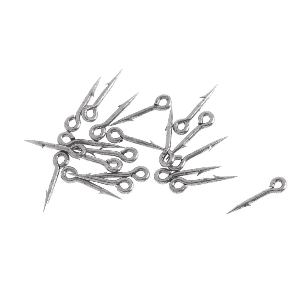 20Pcs High-carbon Steel Sea Fishing Worm Hooks Fishhook Live Bait Hooks S