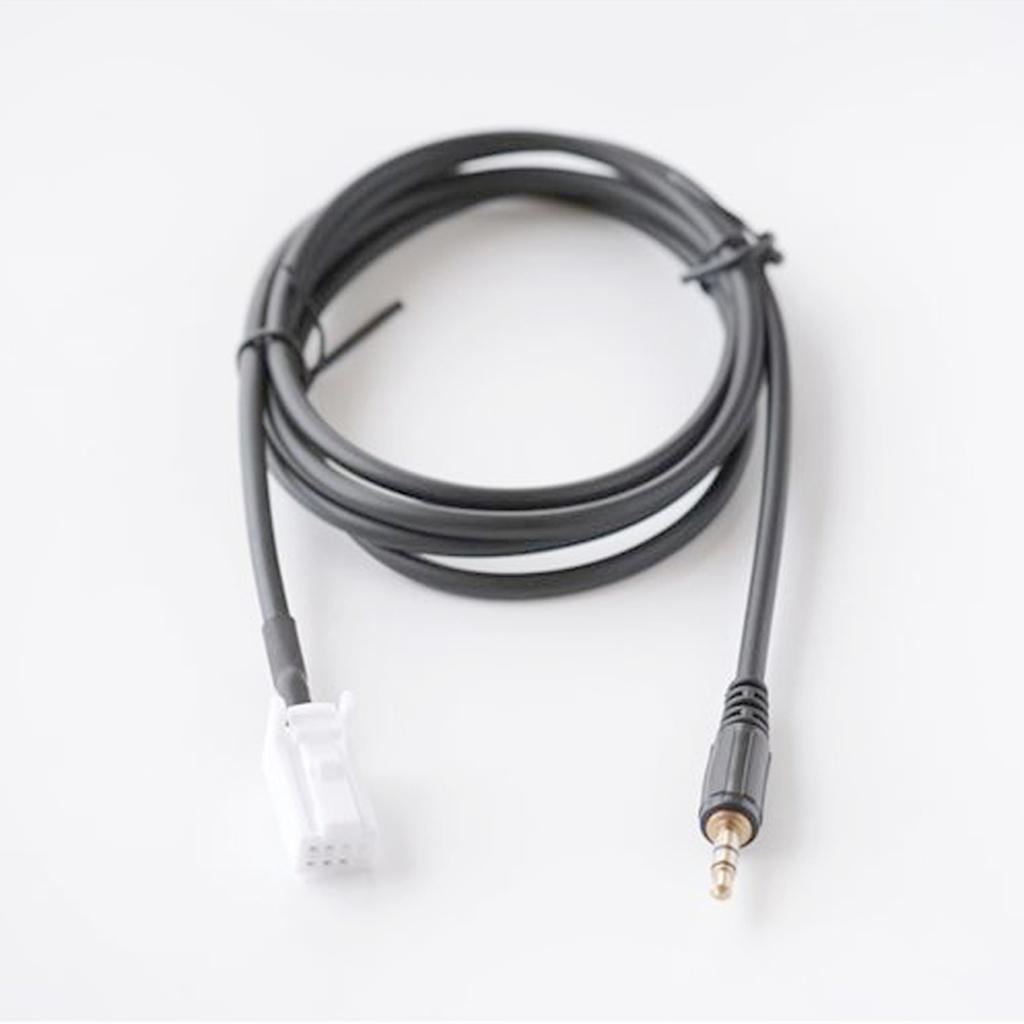 Car Audio 3.5mm Aux in Jack 8 Pin Plug Adapter Cable for