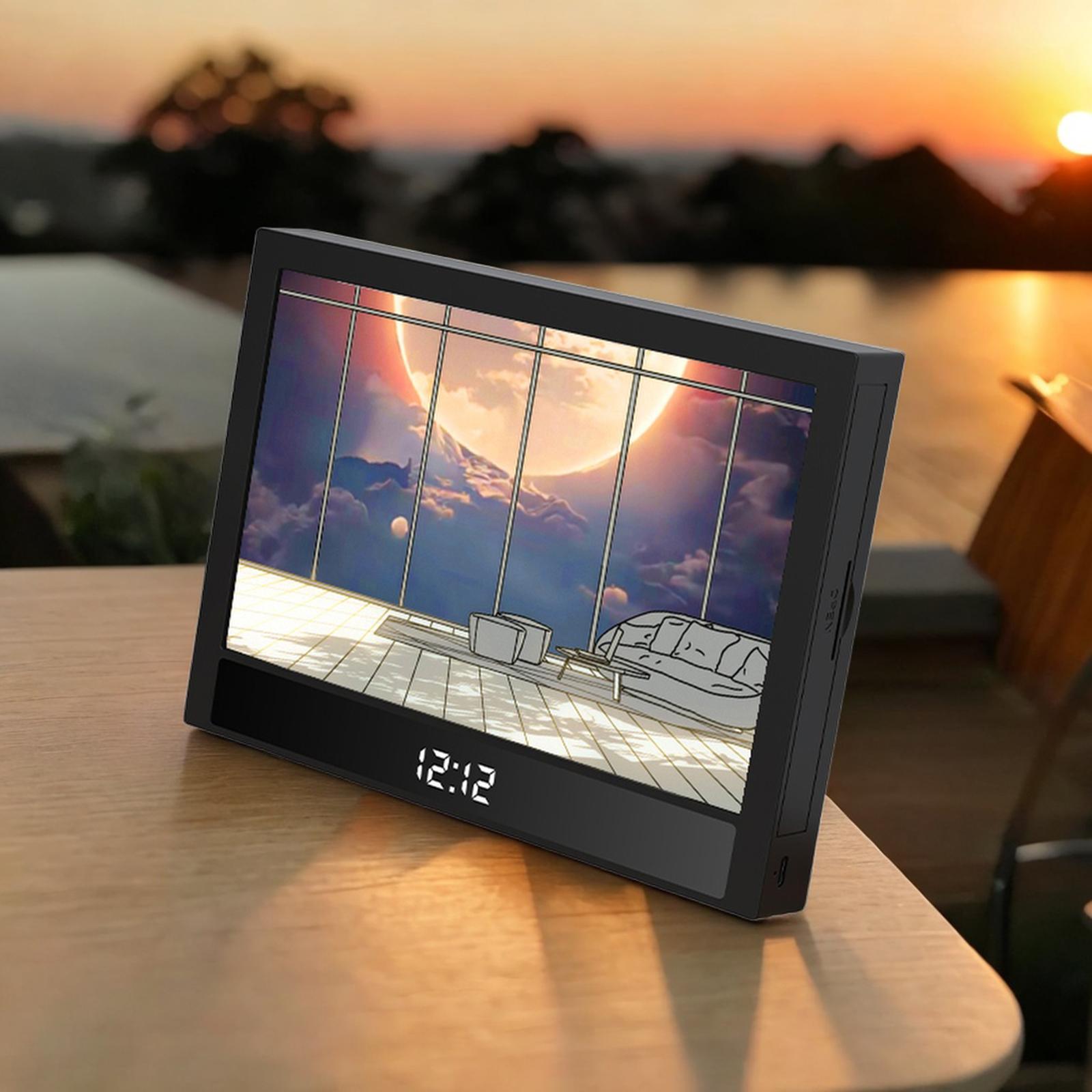 Lighting Painting Decoration with Clock Painting Light for Party Office Home