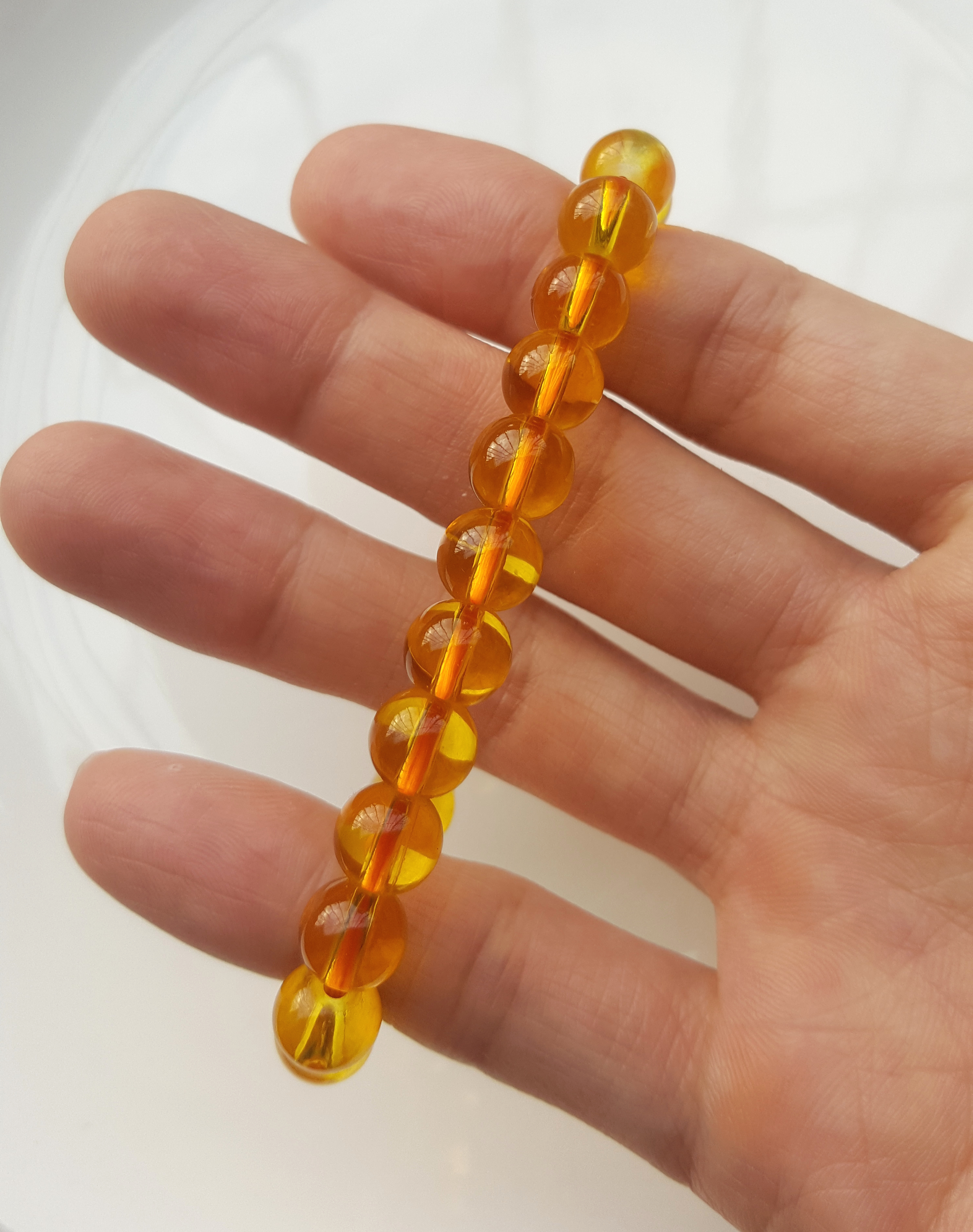 Vòng tay đá pha lê vàng mix hồ ly cầu tình duyên, trí tuệ, may mắn phong thủy