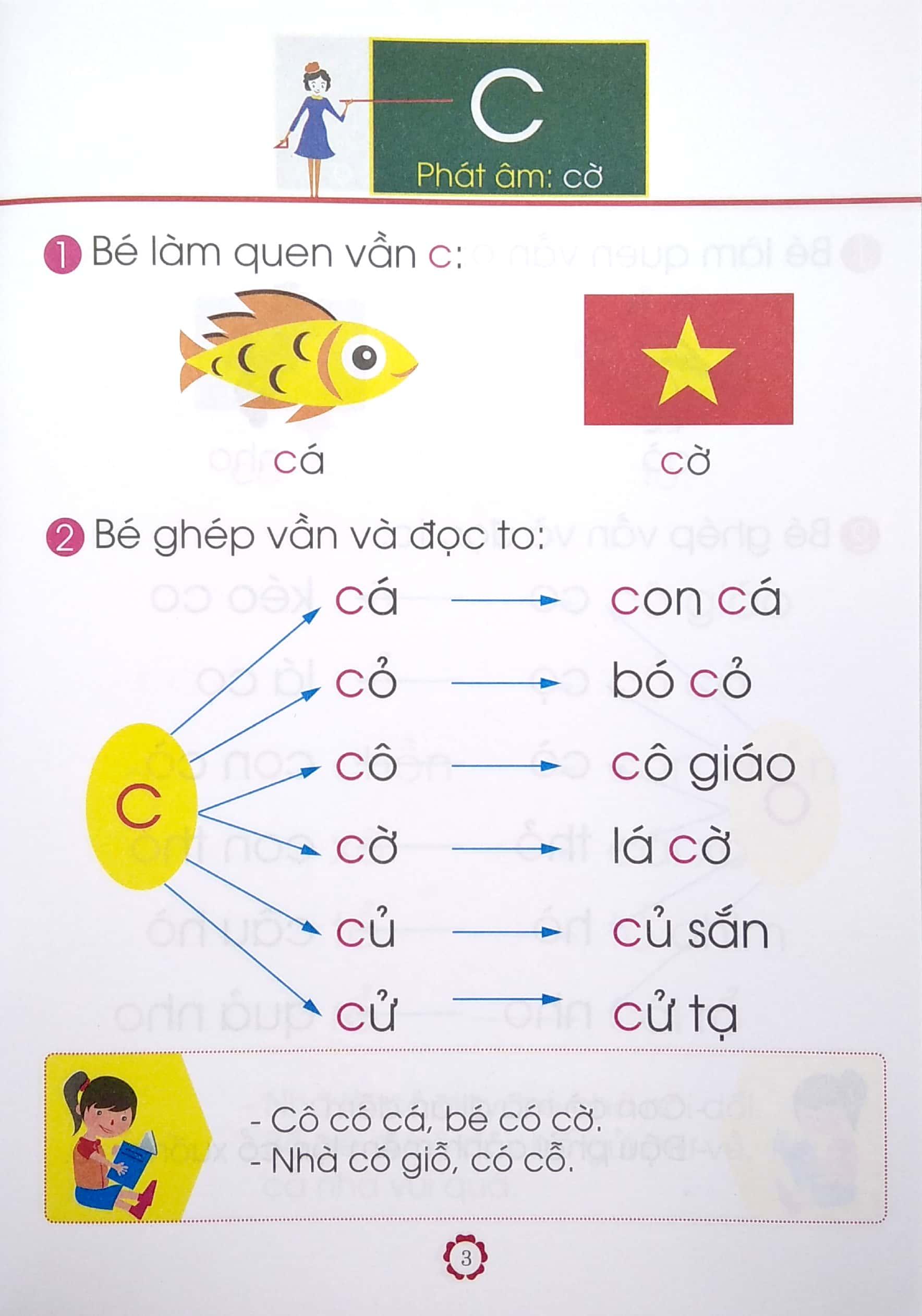 Chuẩn Bị Cho Bé Vào Lớp 1 - Tập Đọc Và Ghép Vần (Tái Bản)