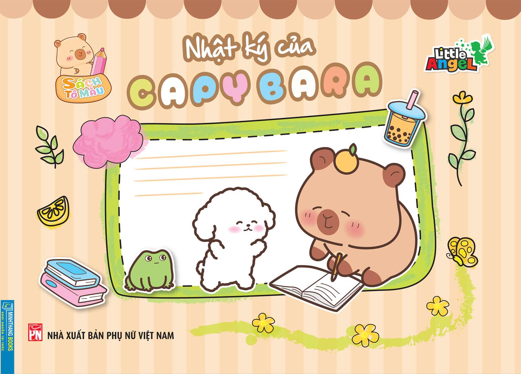 Sách - Sách Tô Màu - Nhật Ký Của Capybara