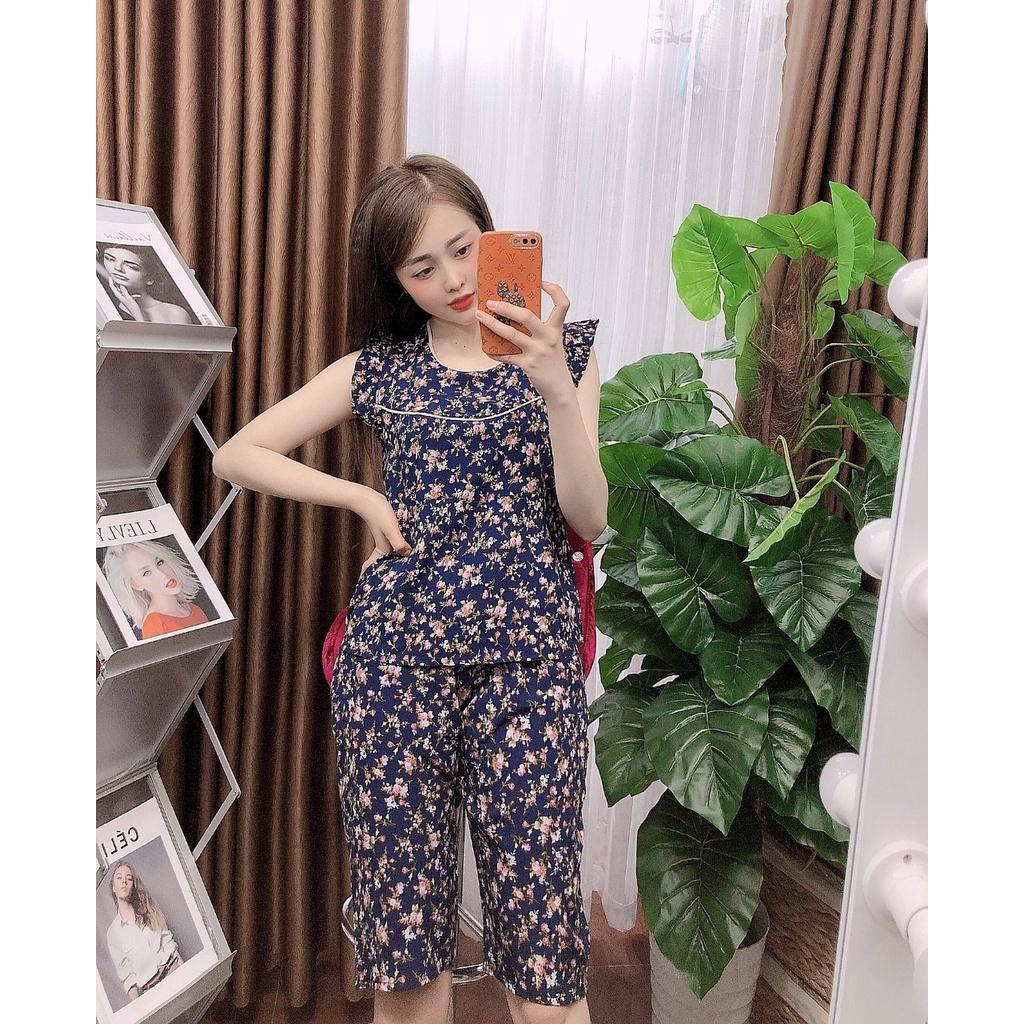 Đồ bộ lụa lửng mặc nhà size 40-69kg