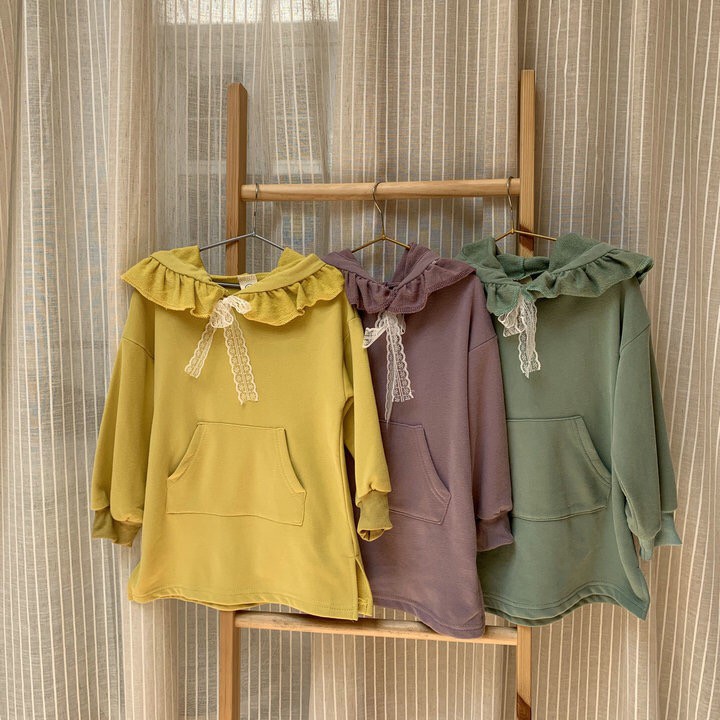 Váy đầm bé gái hoodie thu đông