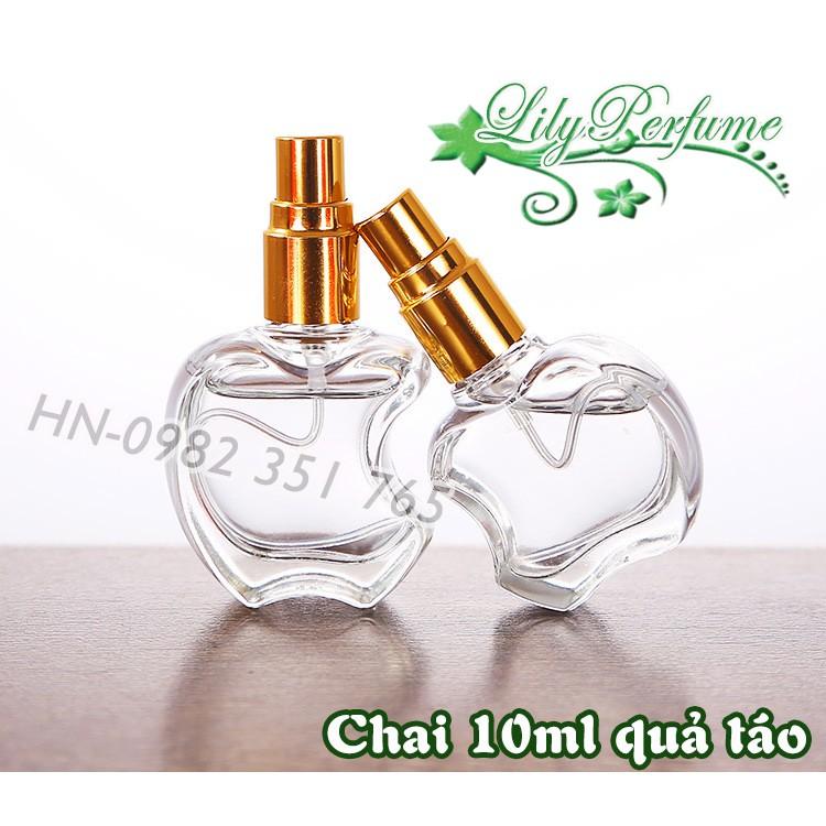 Lọ chiết nước hoa 10ml táo cắn dở (Vỏ chiết nước hoa/Ống chiết nước hoa/Chai chiết nước hoa)