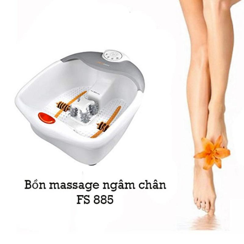 Bồn Ngâm Chân Massage Tự Động Medisana FS885, Chậu Ngâm Chân Với 4 Con Lăn Mát Xa Các Huyệt Đạo Bàn Chân, Nhập Đức