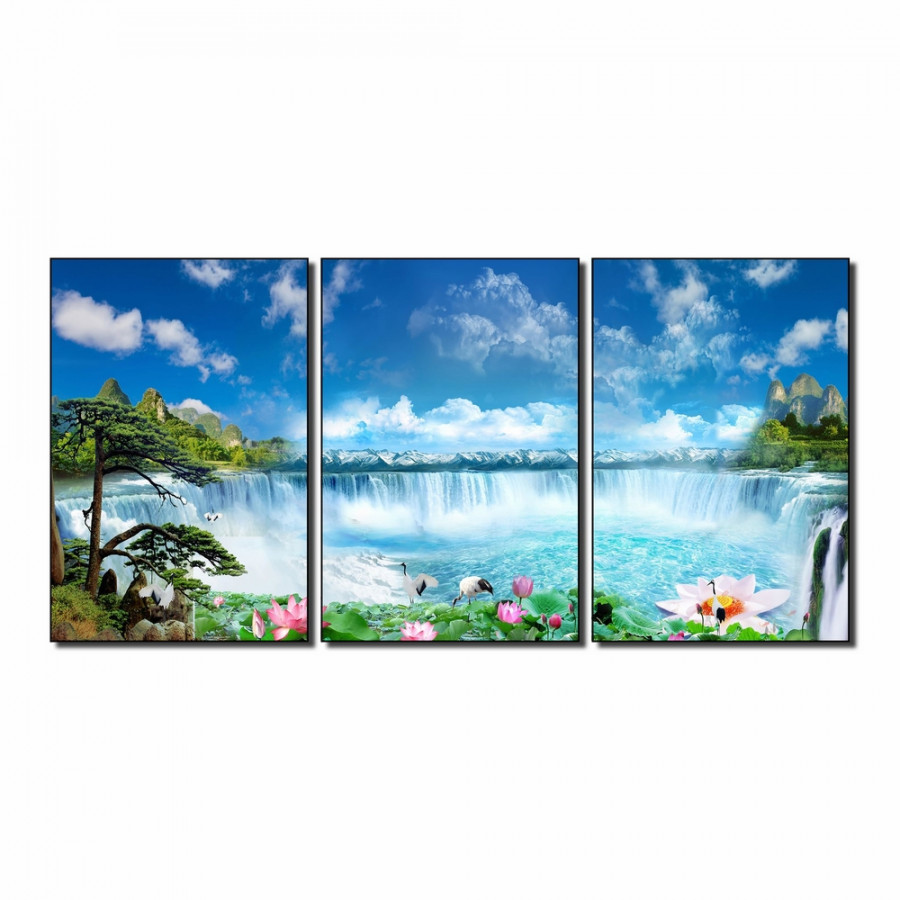 Tranh Bộ Phong Thủy Phòng Khách Q12B-ZTH