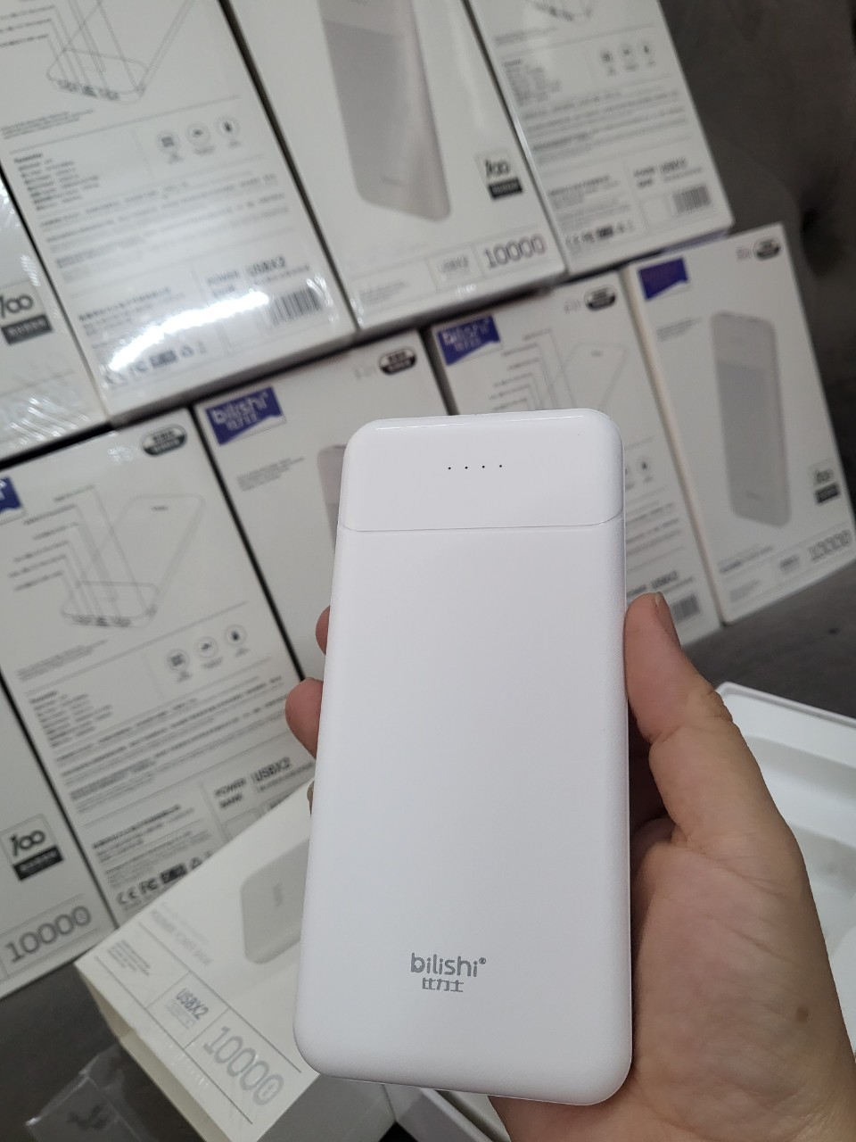 Pin Sạc Dự Phòng Bilishi B01 Dung Lượng 10000mAh - Màu Trắng