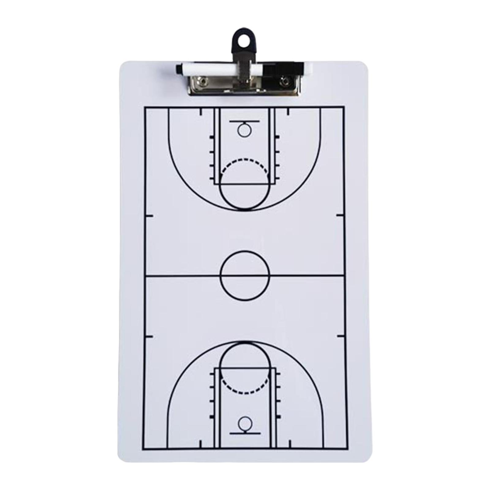 Basketball  Game Plan Demonstration Portable Coaches Clipboard