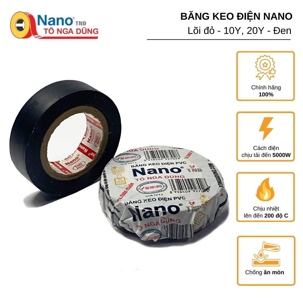 Băng Keo Điện Nano TÔ NGA DŨNG Lõi đỏ